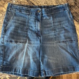 JJill Denim Shorts Sz 14